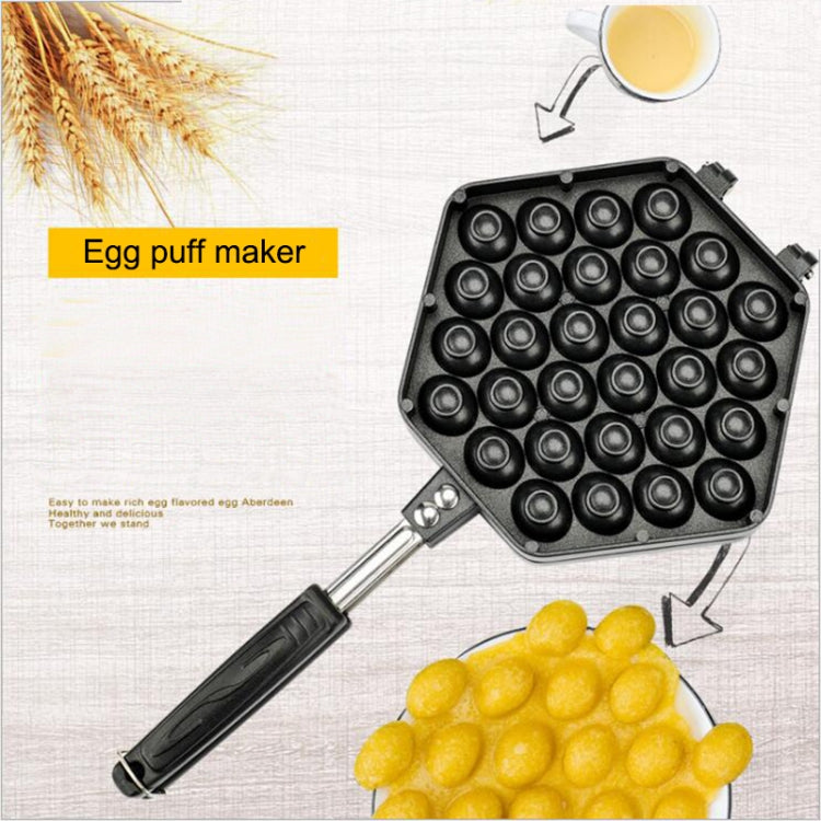 Household Non-stick Bakeware Mold QQ Egg Baking Tray(Black) - Bulit-in Ovens & Accessories by buy2fix | Online Shopping UK | buy2fix