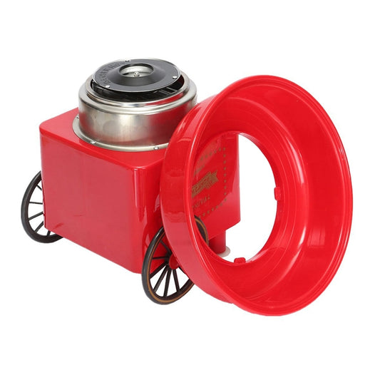 Retro Trolley Mini Cotton Candy Machine, Specification:British Regulations 220 V(Red) - Cotton Candy Machine by buy2fix | Online Shopping UK | buy2fix