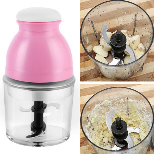 Portable Mixing Cup Electric Soy Milk Juicer Multi-function Cooking Machine Home Meat Grinder(Pink) - Electric juicers by buy2fix | Online Shopping UK | buy2fix