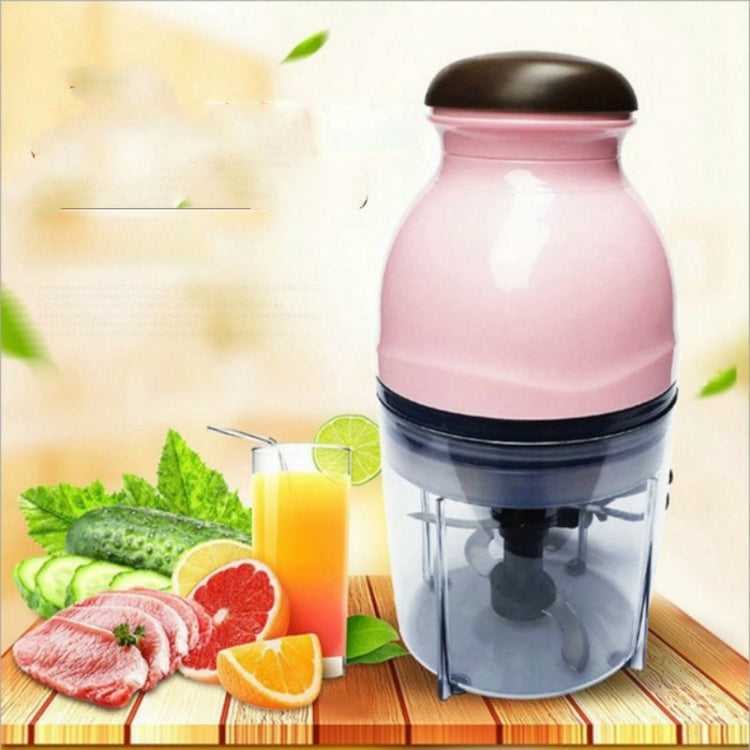Portable Mixing Cup Electric Soy Milk Juicer Multi-function Cooking Machine Home Meat Grinder(Pink) - Electric juicers by buy2fix | Online Shopping UK | buy2fix