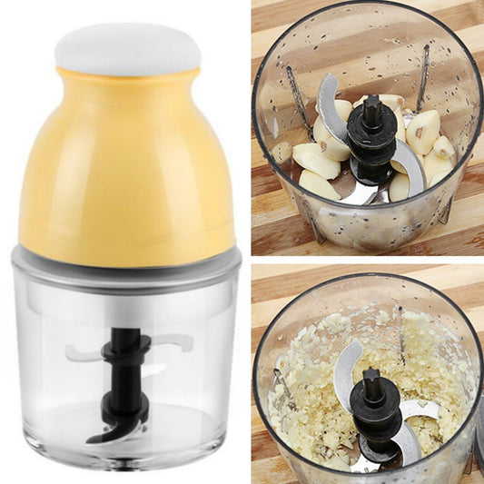Portable Mixing Cup Electric Soy Milk Juicer Multi-function Cooking Machine Home Meat Grinder(Beige) - Electric juicers by buy2fix | Online Shopping UK | buy2fix