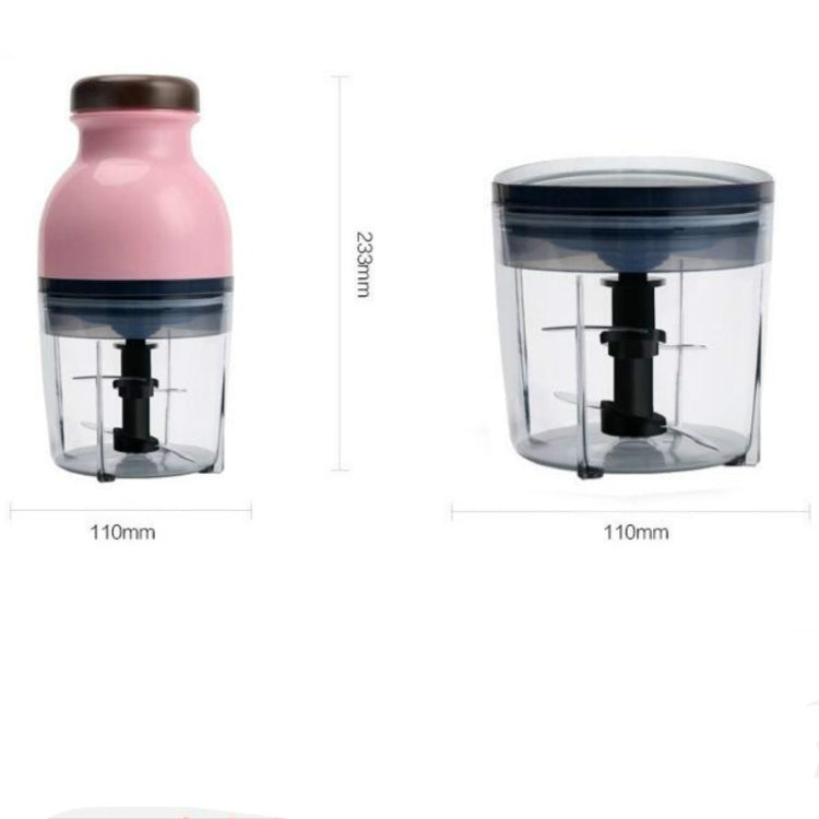 Portable Mixing Cup Electric Soy Milk Juicer Multi-function Cooking Machine Home Meat Grinder(Light Green) - Electric juicers by buy2fix | Online Shopping UK | buy2fix