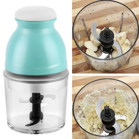 Portable Mixing Cup Electric Soy Milk Juicer Multi-function Cooking Machine Home Meat Grinder(Light Green) - Electric juicers by buy2fix | Online Shopping UK | buy2fix