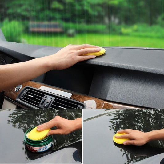 5 PCS Car Vehicle Wax Polish Foam Sponge Hand Soft Wax Yellow Sponge Pad for Car Detailing Care Wash by buy2fix