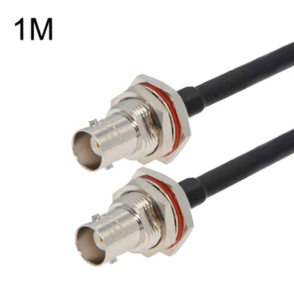BNC Female To BNC Female RG58 Coaxial Adapter Cable, Cable Length:1m by buy2fix