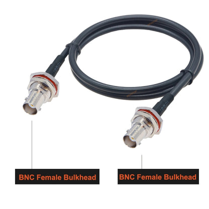 BNC Female To BNC Female RG58 Coaxial Adapter Cable, Cable Length:3m by buy2fix
