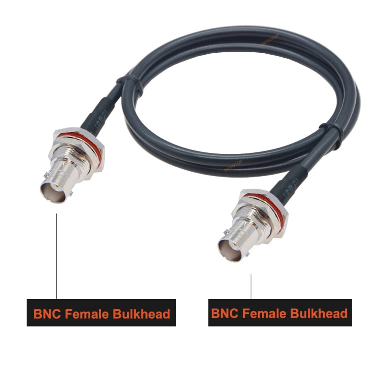 BNC Female To BNC Female RG58 Coaxial Adapter Cable, Cable Length:5m by buy2fix