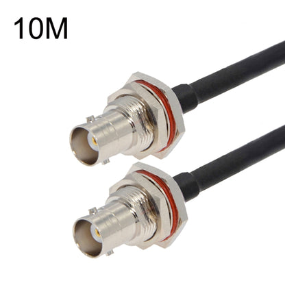 BNC Female To BNC Female RG58 Coaxial Adapter Cable, Cable Length:10m by buy2fix