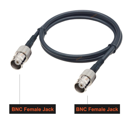 BNC Female To BNC Female RG58 Coaxial Adapter Cable, Cable Length:5m by buy2fix