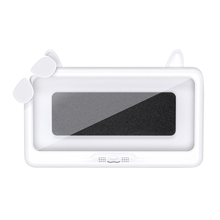 Bathroom Waterproof Mobile Phone Holder Bathing Watch TV Removable Touch Screen Phone Case(White) - Shower & Wall Mounts by buy2fix | Online Shopping UK | buy2fix