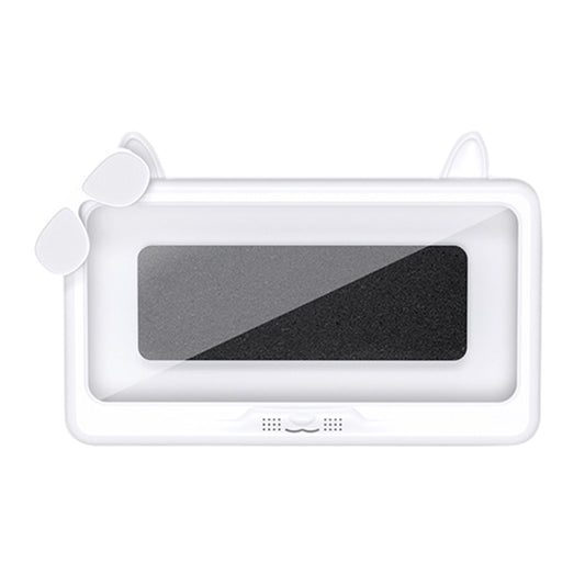 Bathroom Waterproof Mobile Phone Holder Bathing Watch TV Removable Touch Screen Phone Case(White) - Shower & Wall Mounts by buy2fix | Online Shopping UK | buy2fix