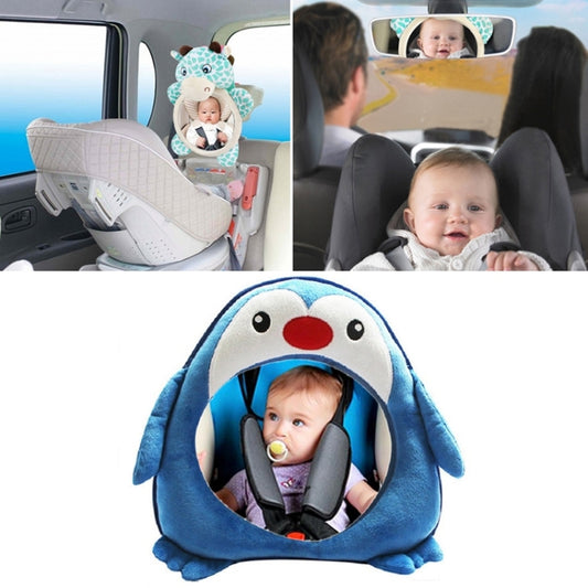 Cartoon Adjustable Safety Seat Car Back Interior Mirror Headrest Rear Facing Mirrors Monitor(Penguin) - Safety Equipment by buy2fix | Online Shopping UK | buy2fix