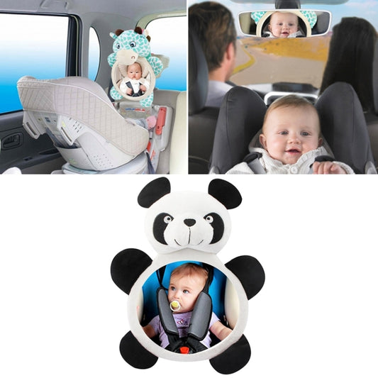 Cartoon Adjustable Safety Seat Car Back Interior Mirror Headrest Rear Facing Mirrors Monitor(Panda) - Safety Equipment by buy2fix | Online Shopping UK | buy2fix