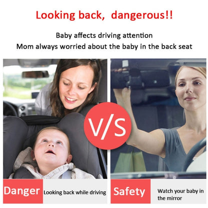 Cartoon Adjustable Safety Seat Car Back Interior Mirror Headrest Rear Facing Mirrors Monitor(Panda) - Safety Equipment by buy2fix | Online Shopping UK | buy2fix