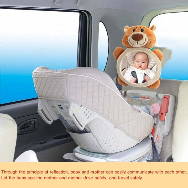 Cartoon Adjustable Safety Seat Car Back Interior Mirror Headrest Rear Facing Mirrors Monitor(Panda) - Safety Equipment by buy2fix | Online Shopping UK | buy2fix
