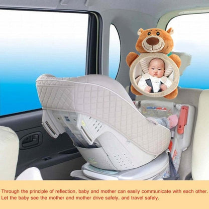 Cartoon Adjustable Safety Seat Car Back Interior Mirror Headrest Rear Facing Mirrors Monitor(Panda) - Safety Equipment by buy2fix | Online Shopping UK | buy2fix