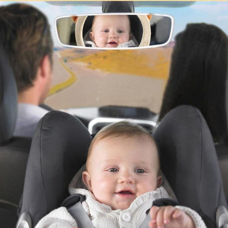 Cartoon Adjustable Safety Seat Car Back Interior Mirror Headrest Rear Facing Mirrors Monitor(Panda) - Safety Equipment by buy2fix | Online Shopping UK | buy2fix