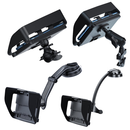 Off-road Car Sun Visor Mobile Phone Navigation Bracket, Style:Classic Handle Type - Universal Car Holders by buy2fix | Online Shopping UK | buy2fix