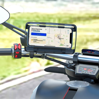 Off-road Car Sun Visor Mobile Phone Navigation Bracket, Style:Classic Handle Type - Universal Car Holders by buy2fix | Online Shopping UK | buy2fix