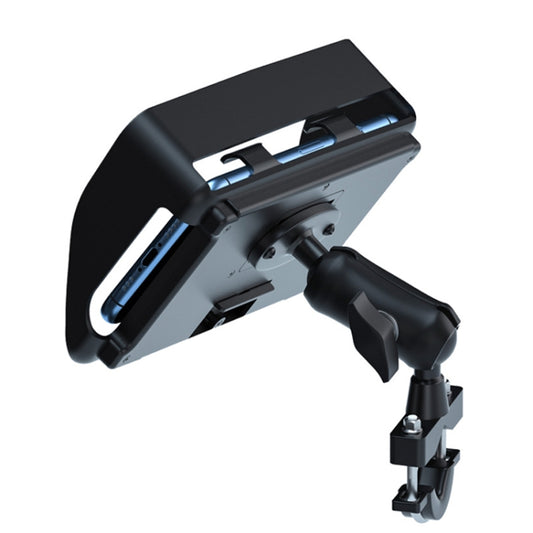 Off-road Car Sun Visor Mobile Phone Navigation Bracket, Style:Universal Adjustment Handle Type - Universal Car Holders by buy2fix | Online Shopping UK | buy2fix