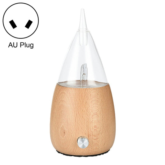 Waterless Diffuser Essential Oil Spray Wood Glass Aromatherapy Air Humidifier, Plug Type:AU Plug(Light Wood Grain) - Air Purifiers & Accessories by buy2fix | Online Shopping UK | buy2fix