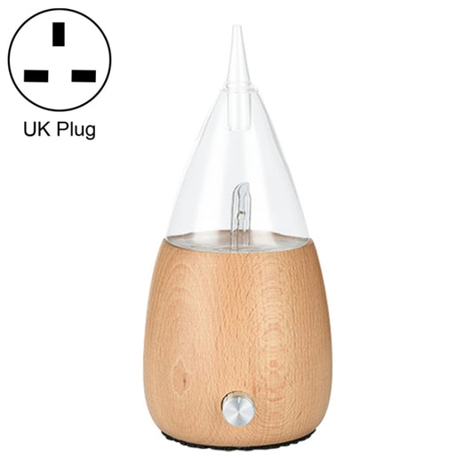 Waterless Diffuser Essential Oil Spray Wood Glass Aromatherapy Air Humidifier, Plug Type:UK Plug(Light Wood Grain) - Air Purifiers & Accessories by buy2fix | Online Shopping UK | buy2fix