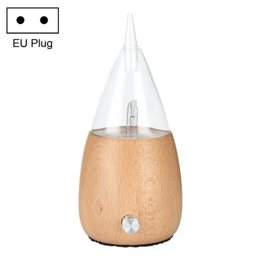 Waterless Diffuser Essential Oil Spray Wood Glass Aromatherapy Air Humidifier, Plug Type:EU Plug(Light Wood Grain) - Air Purifiers & Accessories by buy2fix | Online Shopping UK | buy2fix