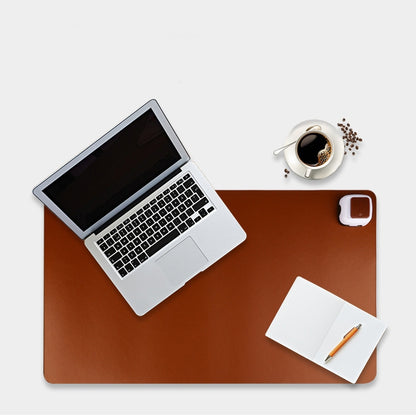 220V Electric Hot Plate Writing Desk Warm Table Mat Blanket Office Mouse Heating Warm Computer Hand Warmer Desktop Heating Plate, Color:Brown Small Size, CN Plug by buy2fix