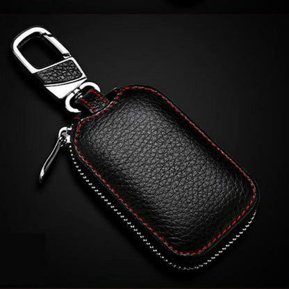 Multifunctional Hook Up Leather Car Key Bag(Coffee) by buy2fix