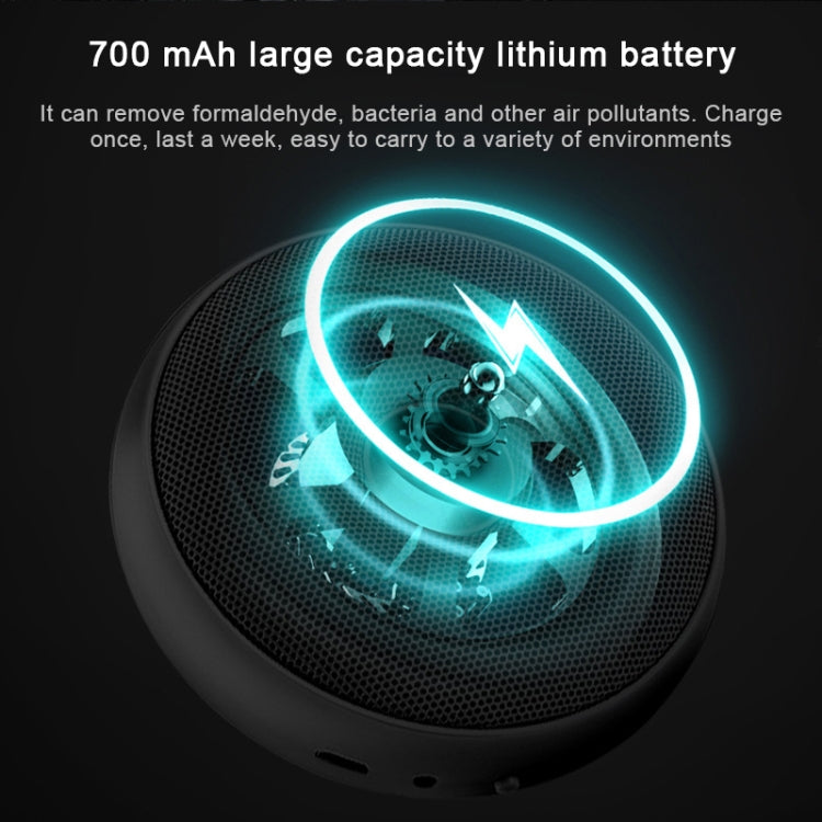 Portable Donut Electric Air Purifier Home Car Anion Ozone Deodorizer(Green) - Air Purifiers & Accessories by carzor | Online Shopping UK | buy2fix