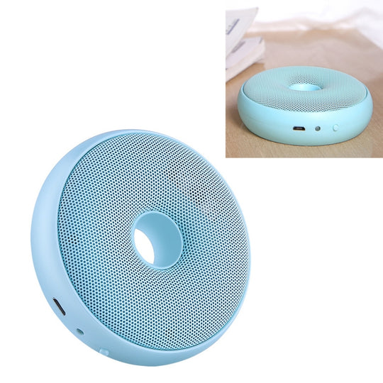 Purificateur d'air électrique Portable en forme de beignet, désodorisant à l'ozone et à l'anion pour la maison et la voiture (bleu)