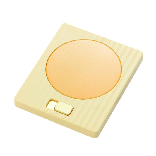 Home USB Constant Temperature Cup Mat Heat Thermos Coaster, Style:With Adapter(Lemon Yellow) - USB Heater by buy2fix | Online Shopping UK | buy2fix