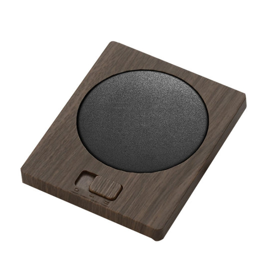 Home USB Constant Temperature Cup Mat Heat Thermos Coaster, Style:With Adapter(Vintage Brown) - USB Heater by buy2fix | Online Shopping UK | buy2fix