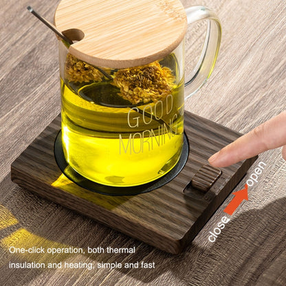 Home USB Constant Temperature Cup Mat Heat Thermos Coaster, Style:Without Adapter(Lemon Yellow) - USB Heater by buy2fix | Online Shopping UK | buy2fix