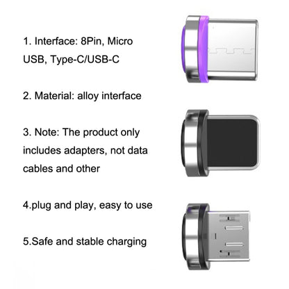 CC57 Support Data Transmission Magnetic Fast Charging Adapter, Style:Android Head by buy2fix