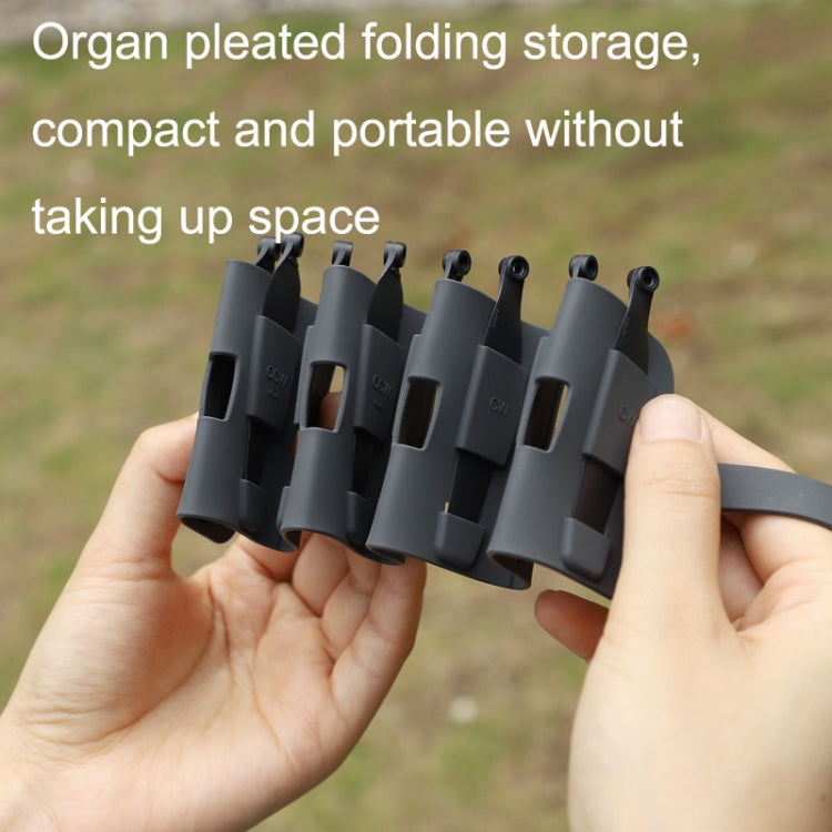 Sunnylife MM3-SN443 For Mini 3 Pro Propeller Blades + Silicone Folding Storage Bag(Gray) - DIY Propeller by Sunnylife | Online Shopping UK | buy2fix