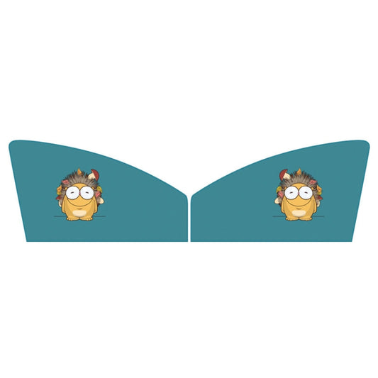 1 Pair Car Window Magnet Sunshade Curtain Heat Insulation Sun Block(Hedgehog) - Sound & Heat Insulation Cotton by buy2fix | Online Shopping UK | buy2fix