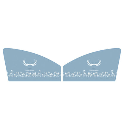 1 Pair Car Window Magnet Sunshade Curtain Heat Insulation Sun Block(Antlers) - Sound & Heat Insulation Cotton by buy2fix | Online Shopping UK | buy2fix