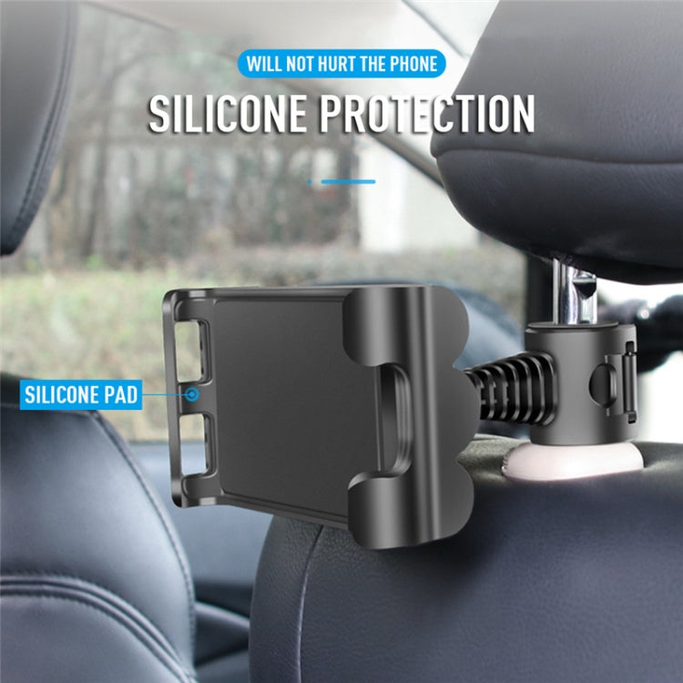 Universal Adjustable Car Tablet Stand Holder Car Seat Back Bracket For 4-11 Inch Tablet(Blue) by buy2fix