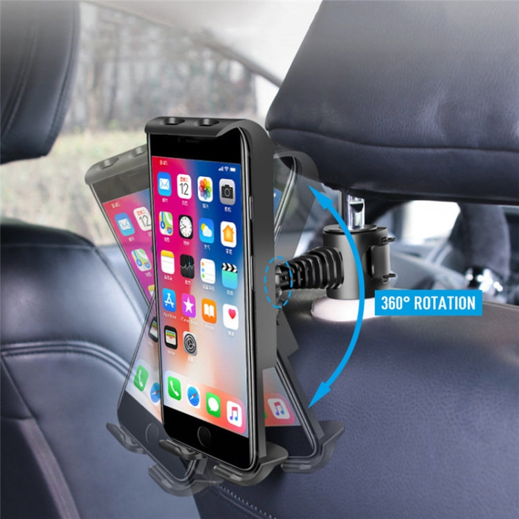 Universal Adjustable Car Tablet Stand Holder Car Seat Back Bracket For 4-11 Inch Tablet(Blue) by buy2fix