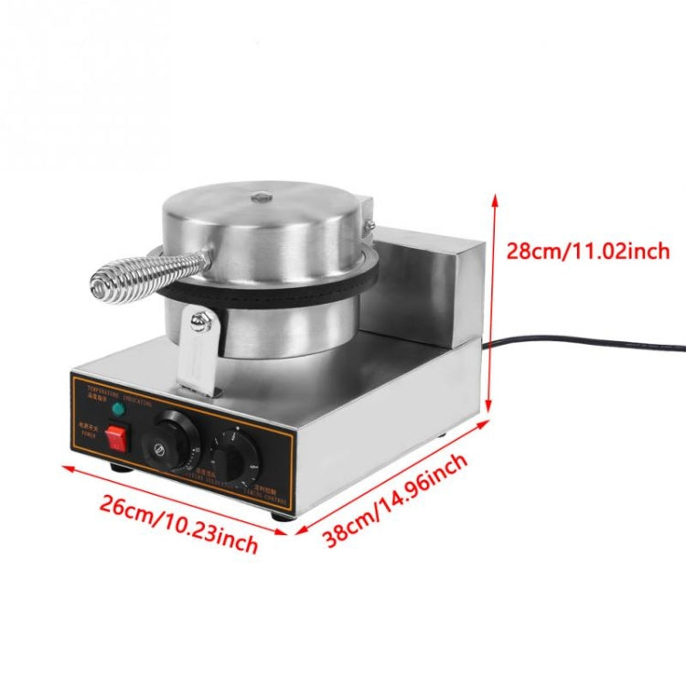 Electric Waffle Maker Egg Roll Maker DIY Ice Cream Cone Machine Crispy Omelet Machine, Plug Type:US Plug - Bulit-in Ovens & Accessories by buy2fix | Online Shopping UK | buy2fix