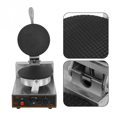 Electric Waffle Maker Egg Roll Maker DIY Ice Cream Cone Machine Crispy Omelet Machine, Plug Type:UK Plug - Bulit-in Ovens & Accessories by buy2fix | Online Shopping UK | buy2fix