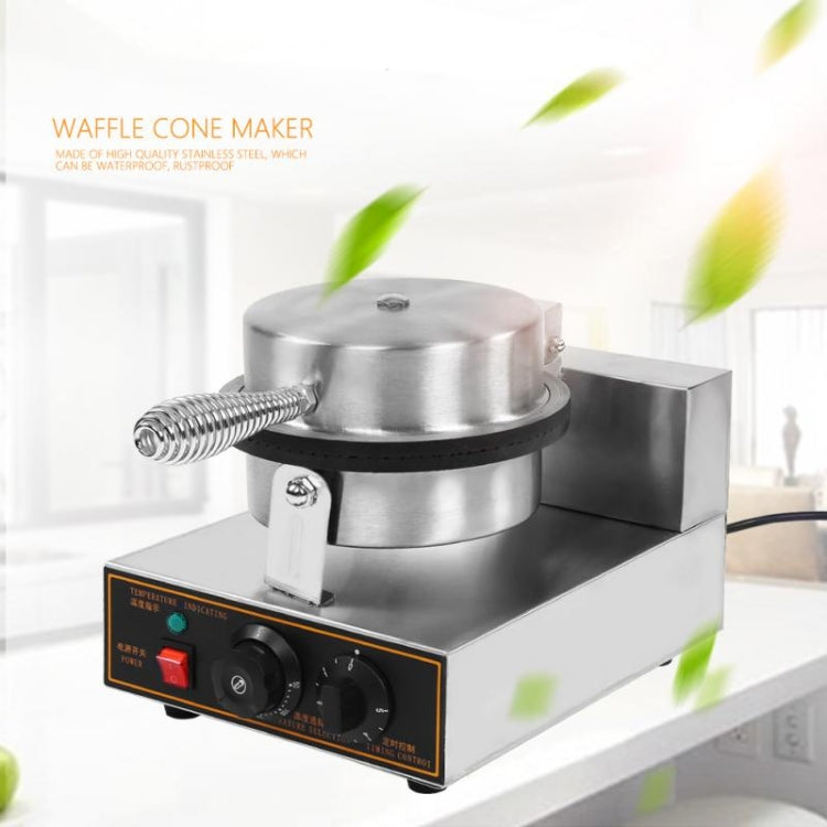 Electric Waffle Maker Egg Roll Maker DIY Ice Cream Cone Machine Crispy Omelet Machine, Plug Type:UK Plug - Bulit-in Ovens & Accessories by buy2fix | Online Shopping UK | buy2fix