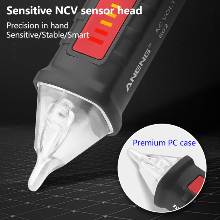 ANENG Non-contact Smart Electric Pen Home Induction Sound And Light Alarm Electric Pen(Red) - Voltage Detector by buy2fix | Online Shopping UK | buy2fix