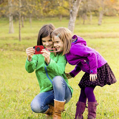 Puzzle Children Exercise Digital Camera with Built-in Memory, 120 Degree Wide Angle Lens(Red) - Children Cameras by buy2fix | Online Shopping UK | buy2fix