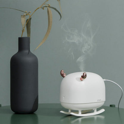 SOTHING DSHJ-H-009 260ML Deer Air Humidifier USB Home Atmosphere Night Light Air Purifier(White) - Air Purifiers & Accessories by buy2fix | Online Shopping UK | buy2fix