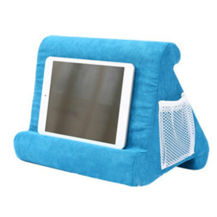 Laptop Holder Tablet Pillow Multifunction Laptop Cooling Pad Rest Cushion(Lake Blue) by buy2fix