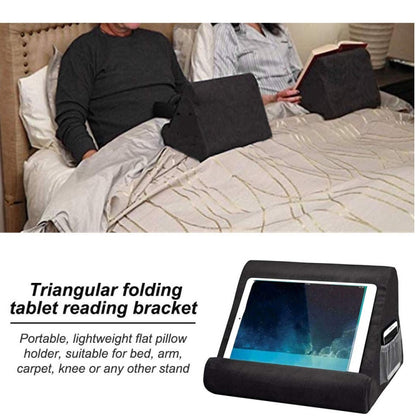 Laptop Holder Tablet Pillow Multifunction Laptop Cooling Pad Rest Cushion(Grey) by buy2fix