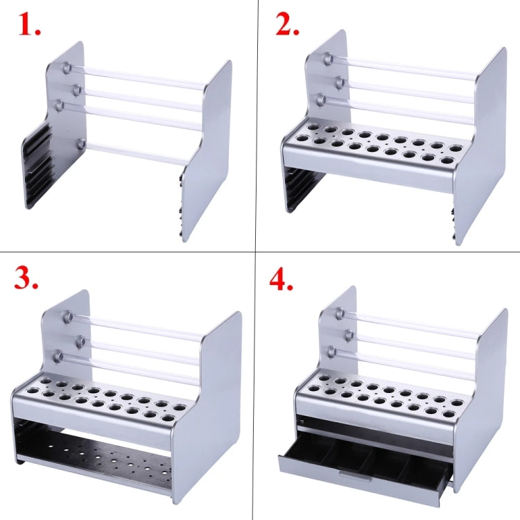 Multifunctional Mobile Phone Repair Tool Box Plastic Storage Box Screwdriver Tweezers Electronic Maintenance Tool Box(Silver) - Others by buy2fix | Online Shopping UK | buy2fix