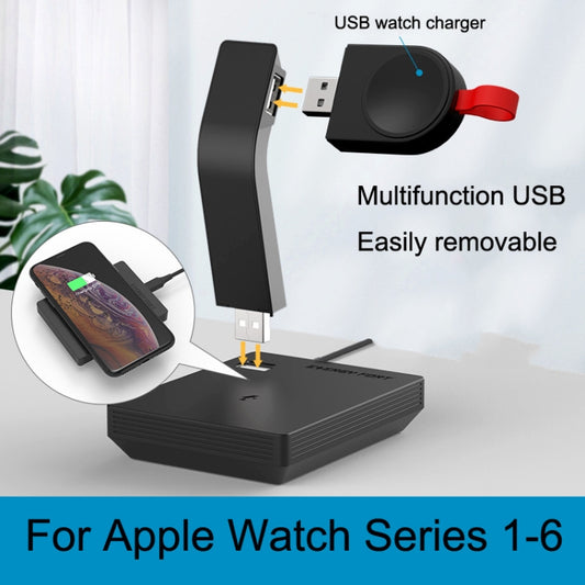 Wireless Charger For Apple Watch Series 1 / Series 2 / Series 3 / Series 4 / Series 5 / Series 6 - Charger / Holder by buy2fix | Online Shopping UK | buy2fix